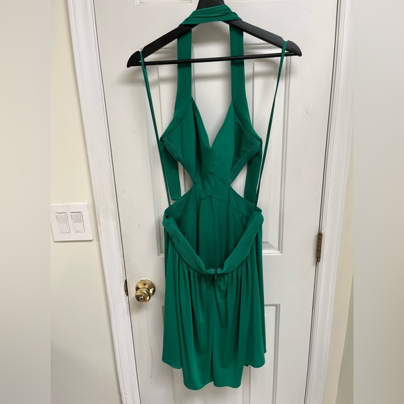 BCBGMaxAzria Green Backless Dress - Picture 3 of 4